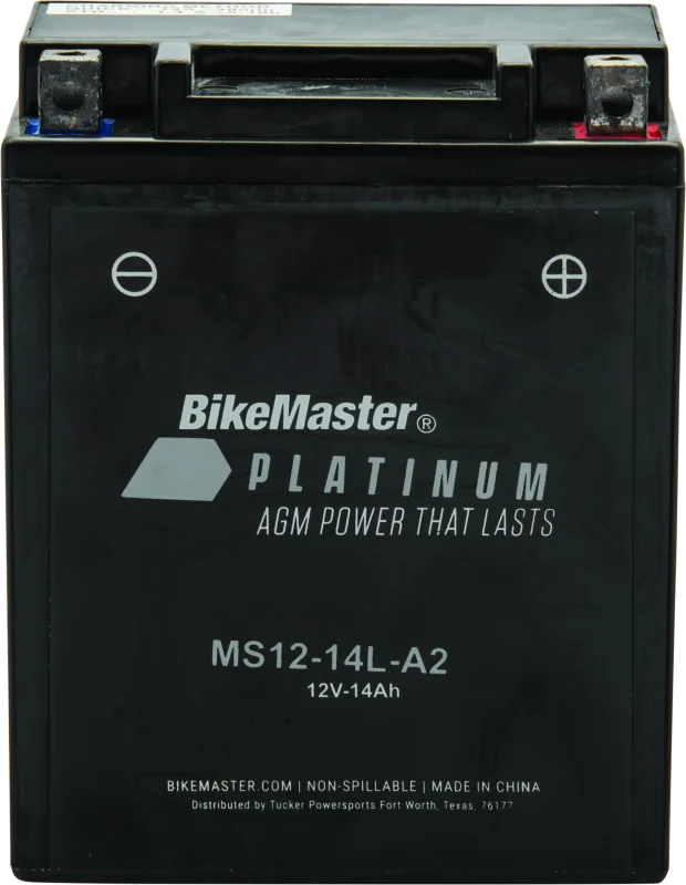 BikeMaster AGM Battery - MS12-14L-A2
