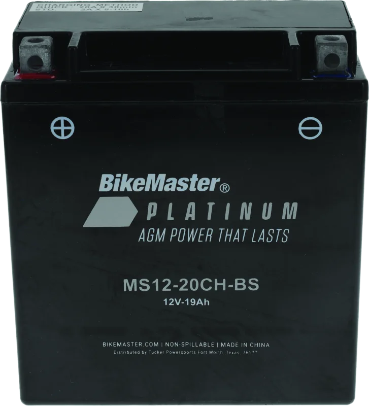 BikeMaster AGM Battery - MS12-20CH-BS
