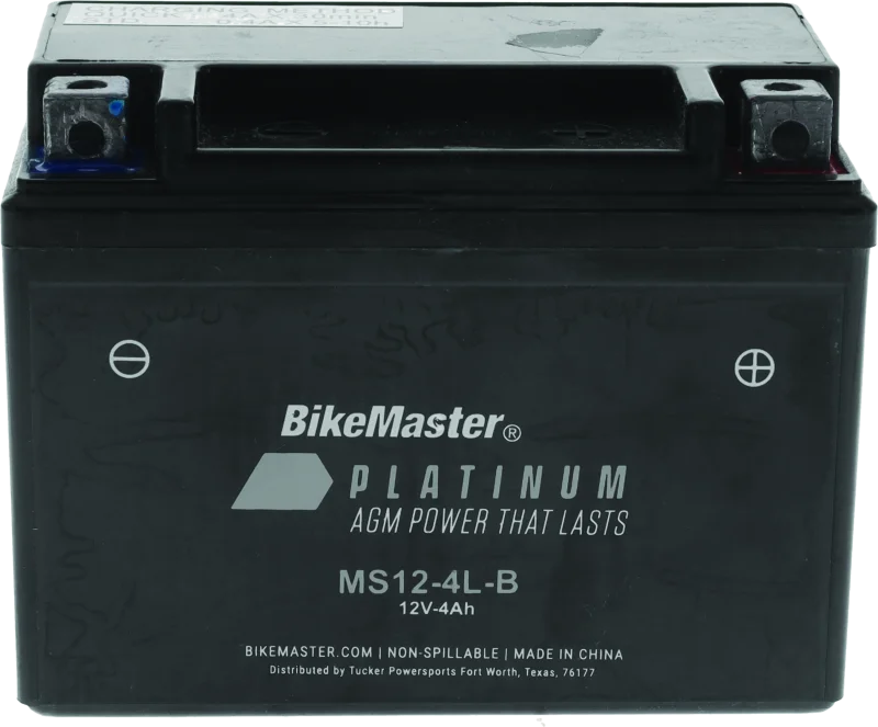BikeMaster AGM Battery - MS12-4L-B