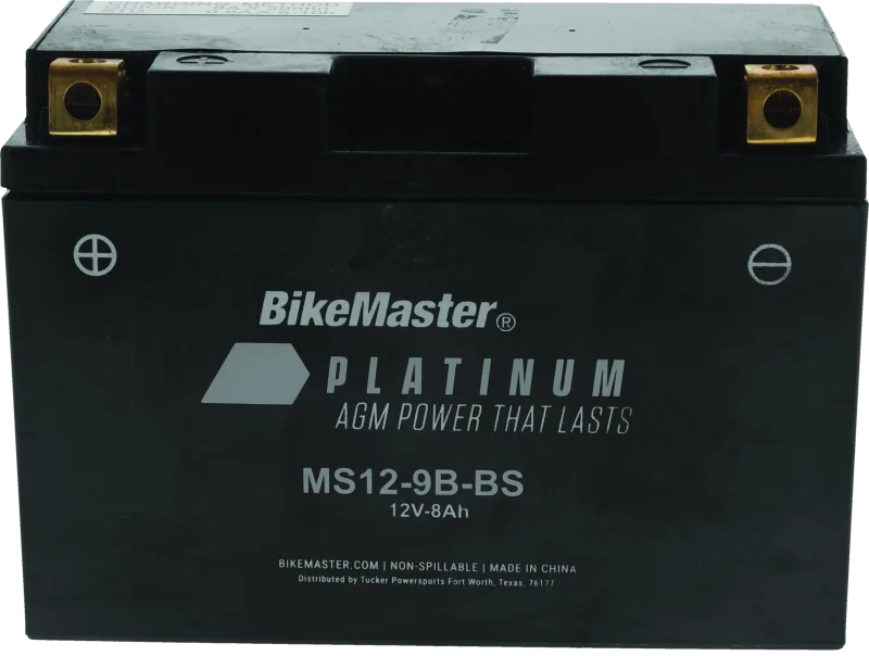 BikeMaster AGM Battery - MS12-9B-BS