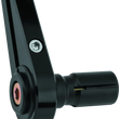 Load image into Gallery viewer, BikeMaster Adapter for 1in Barend Mirror - Black - Side View