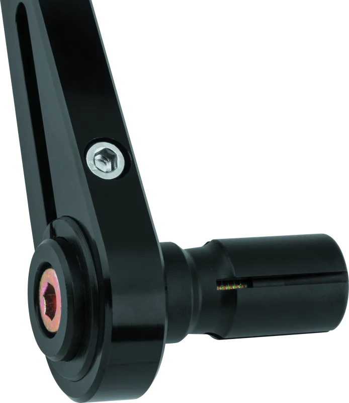 BikeMaster Adapter for 1in Barend Mirror - Black - Side View