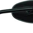 Load image into Gallery viewer, BikeMaster Adjustable Oval Mirror 10mm - Each - Black - Main Product View