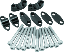 Load image into Gallery viewer, BikeMaster Aluminum Handlebar Risers 7/8in - Black