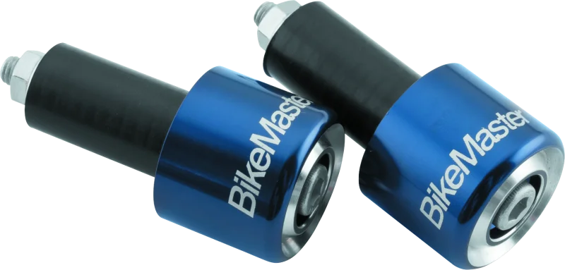 BikeMaster Anodized Aluminum Barend Pair - Blue