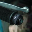 Load image into Gallery viewer, BikeMaster Anti-Vibration Bar Ends - 1in - Black - Side View