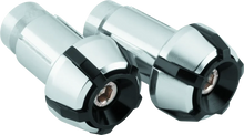 Load image into Gallery viewer, BikeMaster Anti-Vibration Bar Ends - Black/Silver