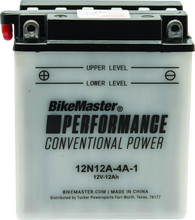 Load image into Gallery viewer, BikeMaster Battery - 12N12A-4A-1