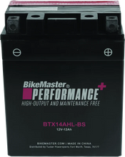 Load image into Gallery viewer, BikeMaster Battery - BTX14AHL-BS