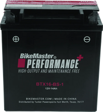 Load image into Gallery viewer, BikeMaster Battery - BTX16-BS-1