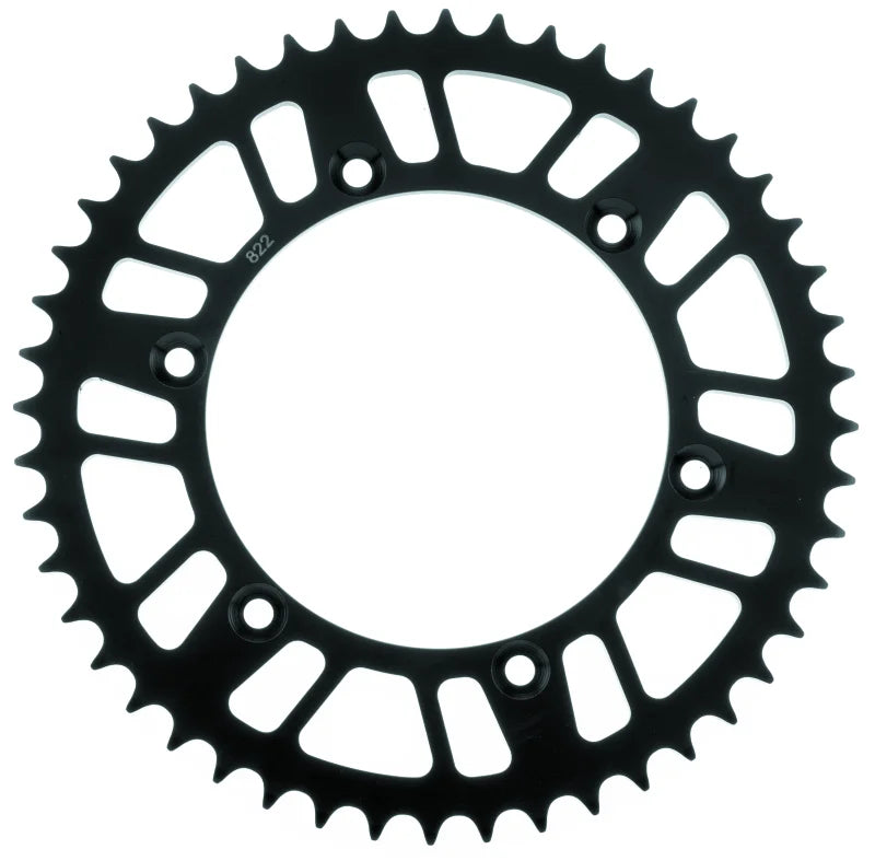 BikeMaster Beta Rear Steel Sprocket 520 50T - Black - Side View