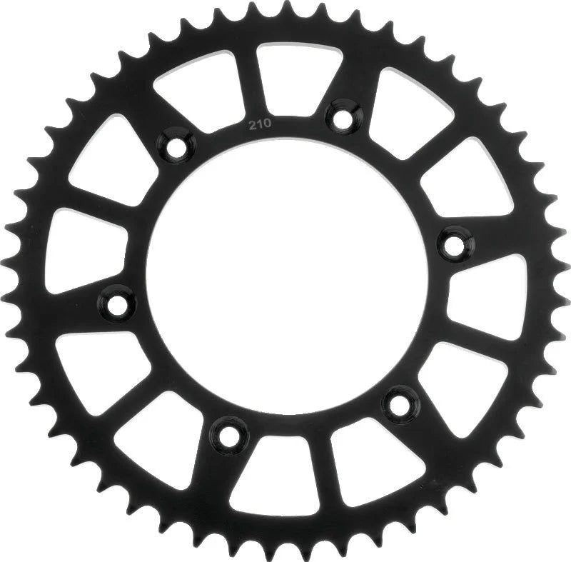 BikeMaster Beta Rear Steel Sprocket 520 51T - Black - Side View