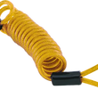 Load image into Gallery viewer, Bully Lock Reminder Disc Cable 4 ft. - Yellow - Main Product View
