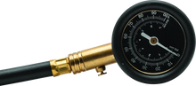 Load image into Gallery viewer, BikeMaster Dual Tire Gauge 100 PSI - Side View