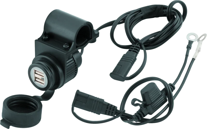 BikeMaster Dual USB Socket w/ Bracket