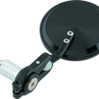 Load image into Gallery viewer, BikeMaster Folding Barend Mirrors 7/8in Handlebars - Pair - Black