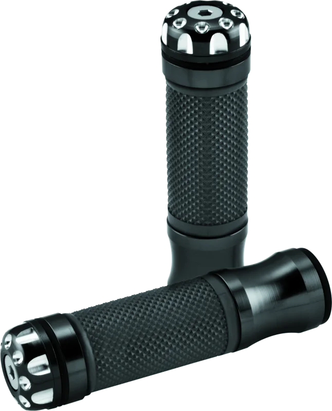 BikeMaster Grips 135mm Revolver Barend Grips - Black