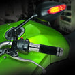 Load image into Gallery viewer, BikeMaster Grips 135mm Revolver Barend Grips - Silver - Side View