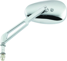 Load image into Gallery viewer, BikeMaster Harley Highrise Mirror 6-1/16in Stem - Each - Chrome