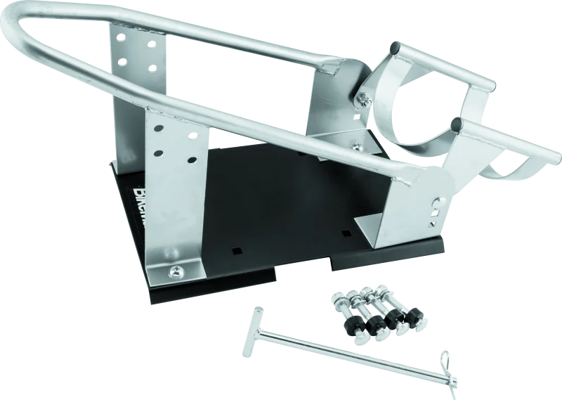 BikeMaster Heavy Duty Wheel Chock - Silver - Main Product View