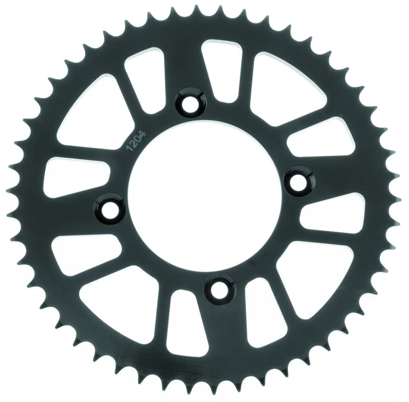 BikeMaster Honda Rear Steel Sprocket 428 50T - Black - Side View