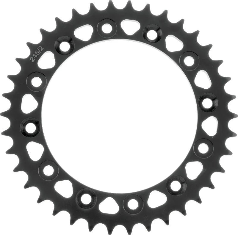 BikeMaster Honda Rear Steel Sprocket 520 50T - Black - Side View