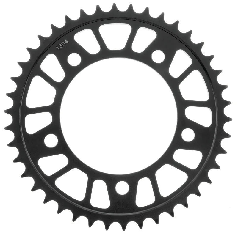 BikeMaster Honda Rear Steel Sprocket 525 41T - Black - Side View