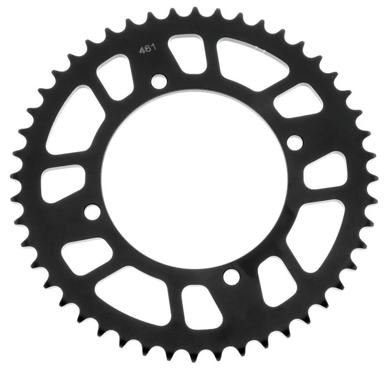BikeMaster Kawasaki Rear Steel Sprocket 420 51T - Black - Side View