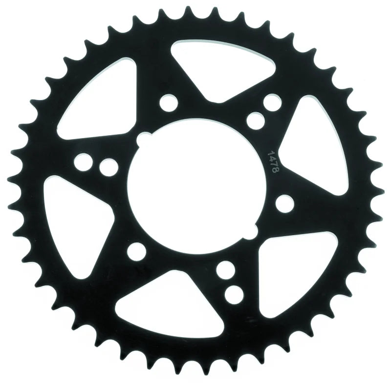 BikeMaster Kawasaki Rear Steel Sprocket 520 40T - Black - Side View