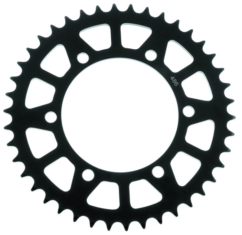 BikeMaster Kawasaki Rear Steel Sprocket 520 41T - Black - Side View