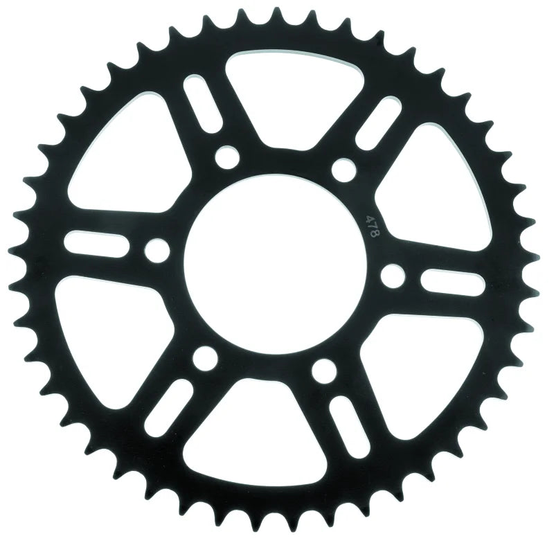 BikeMaster Kawasaki Rear Steel Sprocket 520 46T - Black - Side View