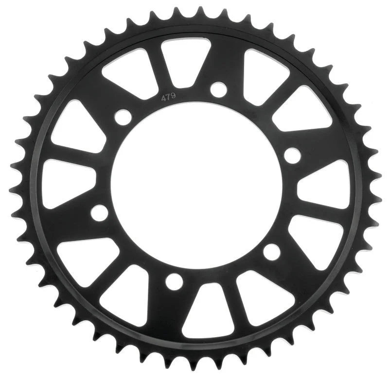BikeMaster Kawasaki Rear Steel Sprocket 530 44T - Black - Side View