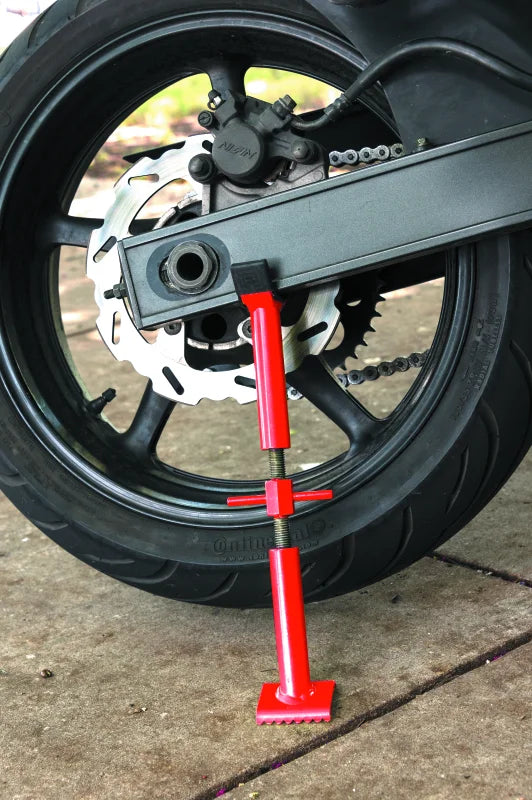 BikeMaster Liftstick - Red - Side View