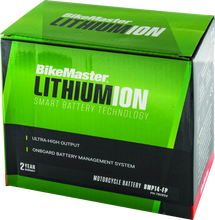 Load image into Gallery viewer, BikeMaster Lithium Ion 2.0 Battery - BMP14-FP - Side View