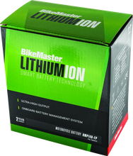 Load image into Gallery viewer, BikeMaster Lithium Ion 2.0 Battery - BMP14B-FP - Side View