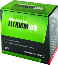 Load image into Gallery viewer, BikeMaster Lithium Ion 2.0 Battery - BMP14BL-FP - Detail View