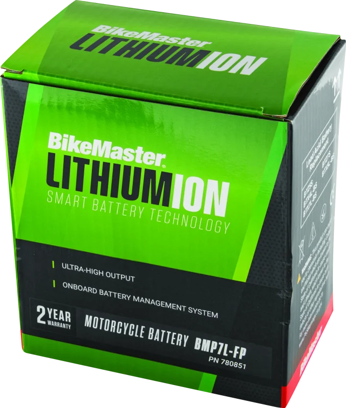 BikeMaster Lithium Ion 2.0 Battery - BMP7L-FP - Detail View