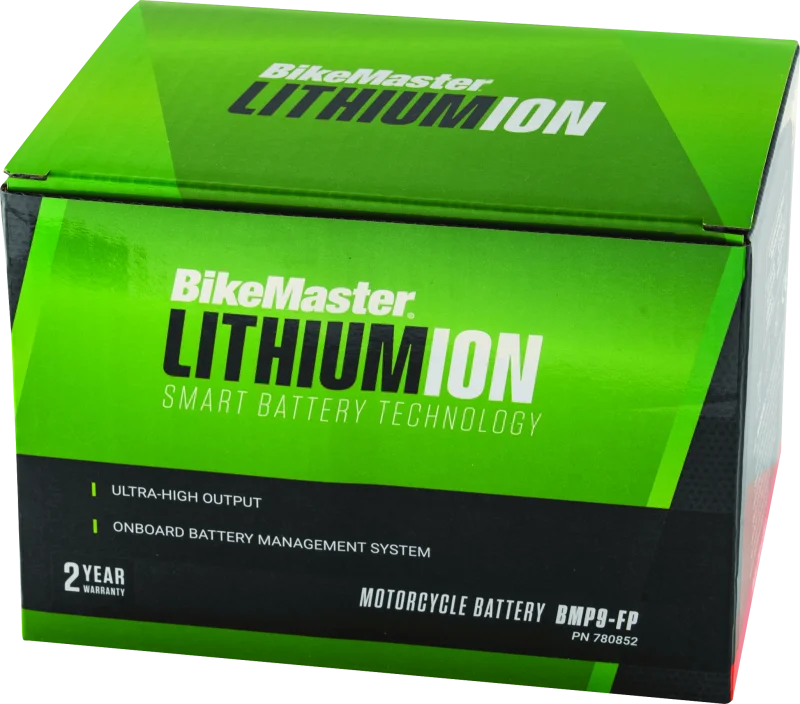 BikeMaster Lithium Ion 2.0 Battery - BMP9-FP - Detail View