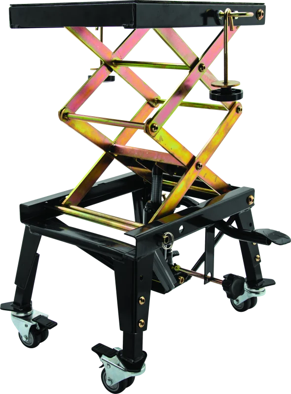 BikeMaster MX Scissor Lift w/ Wheels - Installation View