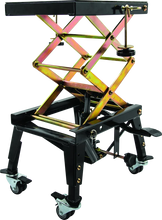 Load image into Gallery viewer, BikeMaster MX Scissor Lift w/ Wheels - Installation View