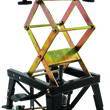 Load image into Gallery viewer, BikeMaster MX Scissor Lift w/ Wheels - Back View