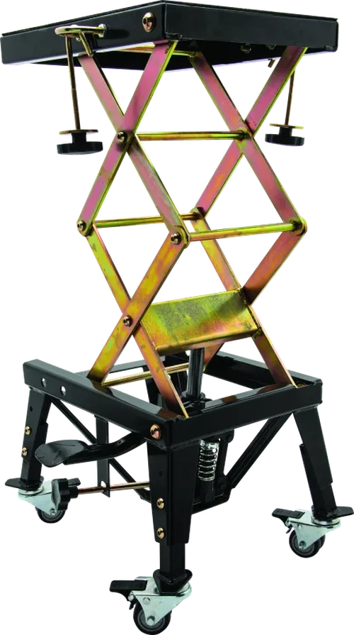 BikeMaster MX Scissor Lift w/ Wheels - Back View