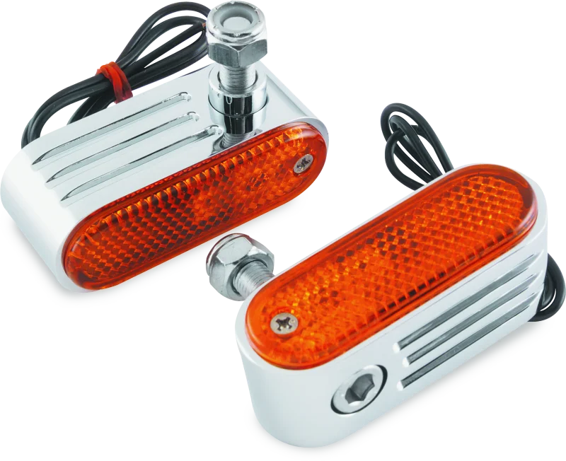 BikeMaster Marker/Side Lights 5/16in Mount Single Bulb Amber