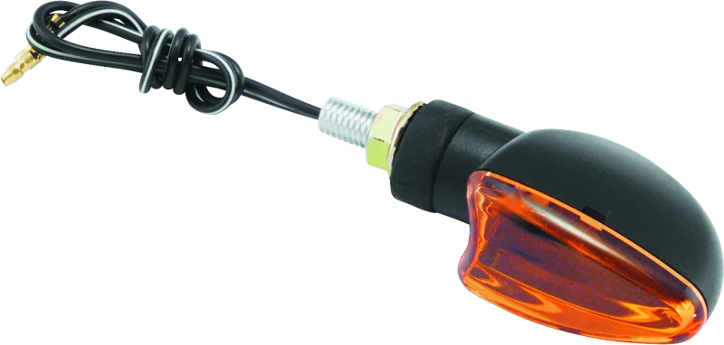 BikeMaster Ministalk Marker Light V-Shape - Black/Amber