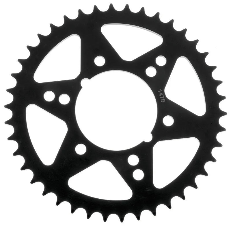 BikeMaster Polaris Rear Steel Sprocket 520 38T - Black - Side View