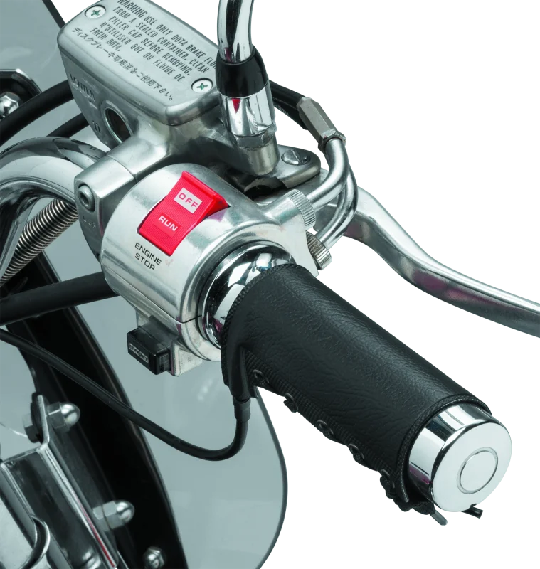 BikeMaster Removable Heated Grip Covers - Side View