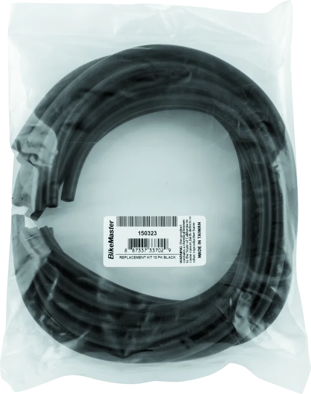 BikeMaster Replacement Kit 10 Pk - Black - Side View