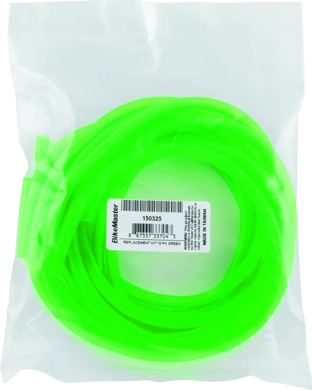 BikeMaster Replacement Kit 10 Pk - Green - Side View