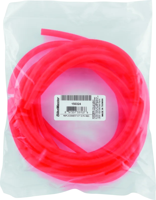 BikeMaster Replacement Kit 10 Pk - Red - Side View