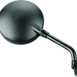 Load image into Gallery viewer, BikeMaster Round Mirror 6in Stem -10mm - Black